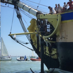 HERMIONE LEVEE D’ANCRE DEVANT ILE D’AIX