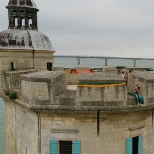 TEAM BUILDING BATI-NANTES DEPART TYROLIENNE FORT LOUVOIS