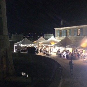 MARIAGE FORT LOUVOIS VUE DU DÎNER À PARTIR DES REMPARTS